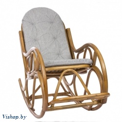 Кресло-качалка Classic коньяк с подушкой на Vishop.by 