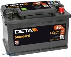 Автомобильный аккумулятор Deta Standard DC652 (65 А/ч)