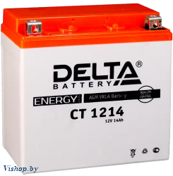 Мотоаккумулятор DELTA AGM СТ 1216.1 YTX16-BS / YB16B-A (16 А/ч)