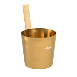 Шайка EVEREST 5л алюминий GOLD (TG-51)