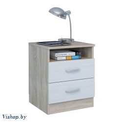 тумба уно-41 дуб сонома/белый на Vishop.by 