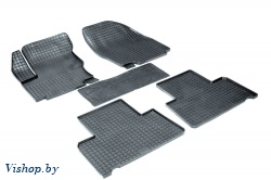 Резиновые коврики салона Сетка для Ford S-MAX 2006-2015 Черные