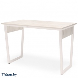 стол письменный чикаго р-1 130x65 дуб белый металл белый на Vishop.by 