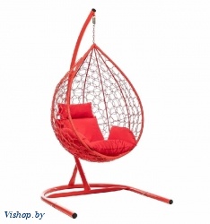 Подвесное кресло Скай 01 красный подушка красный на Vishop.by 