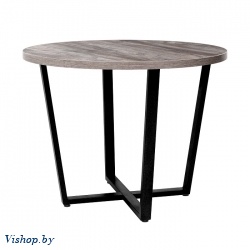 стол орлеан d120 сосна пасадена металл черный на Vishop.by 