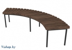 Скамейка полукруглая С44 Саниджи