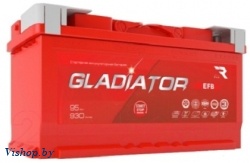 Автомобильный аккумулятор Gladiator EFB R+ (95 А/ч)