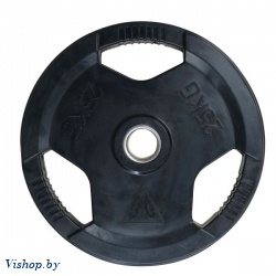 Диск обрезиненный DFC с хватом 51 мм 25 кг WP015-51-25