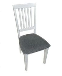 стул мдк-93.1 эмаль белая рогожка серая