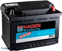 Автомобильный аккумулятор Hagen R+ / 56001 (60 А/ч)