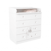 комод polini kids french 1580 amis белый на Vishop.by 