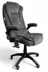 вибромассажное кресло calviano veroni 56 серый плюш на Vishop.by 