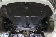 Защита картера двигателя и кпп Hyundai Solaris(Композит 6 мм)
