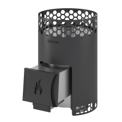 Печь для бани Везувий Чёрная Пчёлка 20 INOX (ИНОКС)