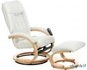 кресло вибромассажное с пуфом lucaro recliner beige на Vishop.by 