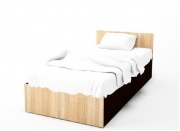 кровать sv-мебель спальня эдем 5 к дуб венге/дуб сонома 90/200 на Vishop.by 