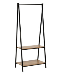 вешалка напольная трапеция leset вудми 2 полки