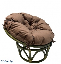 23/01е ind кресло папасан-мини олива подушка коричневая на Vishop.by 