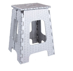 Табурет складной Плетенка большой серый