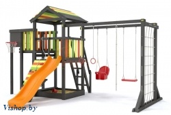 Детский спортивный комплекс для дачи Савушка Мастер 4 orange