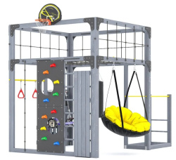 Детская площадка для дачи Савушка КУБ-1 Серый