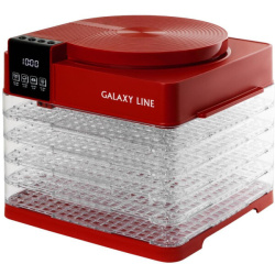 Сушилка для овощей и фруктов Galaxy GL 2630 красный
