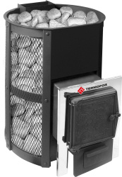 Печь для бани Термофор Кольчуга 14-18 чугунная дверца без парогенератора от Vishop.by 