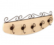 вешалка sheffilton грация 850 коричневый муар/дуб молочный на Vishop.by 