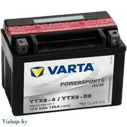 Мотоаккумулятор Varta YTX9-4 YTX9-BS / 508012008 (8 А/ч)