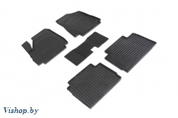 Резиновые коврики салона Сетка для Lada NIVA 2121 4X4 2019- Черные