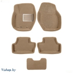 Коврики салона текстильные 3D для VOLVO XC-60 бежевые
