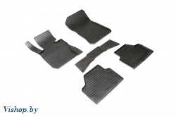 Резиновые коврики салона Сетка для BMW X-1 E-84 2009-2015 Черные