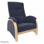 Кресло глайдер Balance-2 Denim blue, натуральное дерево на Vishop.by 