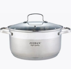  Кастрюля со стеклянной крышкой 7 л Z-50350