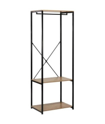 вешалка напольная leset вудми 2 полки