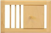 Вентиляционная решетка большая с задвижкой (КЛАССИКА) РВ-Б 