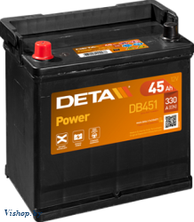 Автомобильный аккумулятор Deta Power DB450 (45 А/ч)