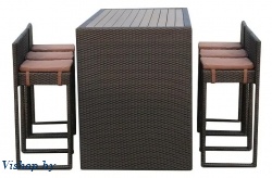Барный комплект мебели T390AD Y390A-W63 Brown