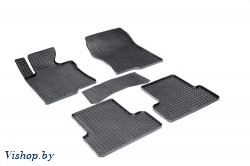 Резиновые коврики салона Сетка для Honda Accord VIII 2008-2012 Черные