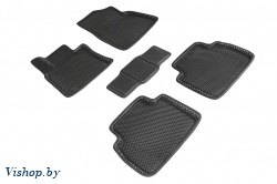 Коврики салона EVA 3D соты для Toyota Camry VIII 2018- Черные