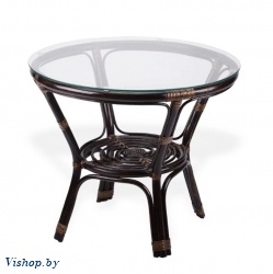 стол delhi 01/17а со стеклом шоколад на Vishop.by 
