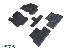 Резиновые коврики салона Сетка для Lada Granta 2018- Черные