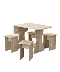 обеденная группа остин сн-130 дуб крафт серый на Vishop.by 