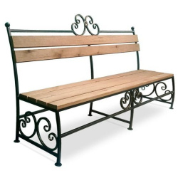 Лавочка кованая