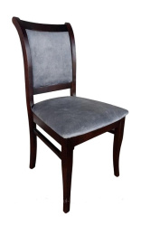 стул мдк-265 роми орех серый велюр