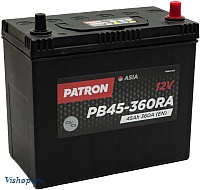 Автомобильный аккумулятор Patron Asia PB45-360LA (45 А/ч)