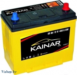 Автомобильный аккумулятор Kainar Asia 50 JR+ 450A / 045 24 42 03 0021 02 03 0 L