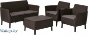 Комплект мебели Salemo 2-sofa set (Салемо) коричневый
