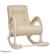 Кресло-качалка модель 44 б/л Polaris beige сливочный на Vishop.by 