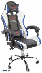 вибромассажное кресло calviano asti ultimato black white blue на Vishop.by 